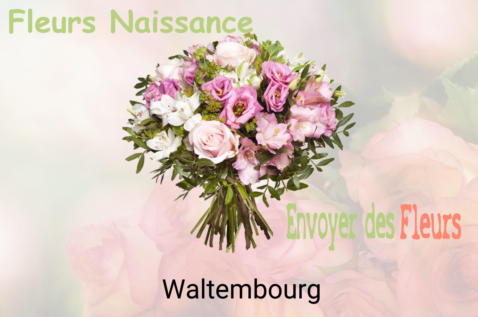 Bouquet de fleurs de naissance livré à Waltembourg